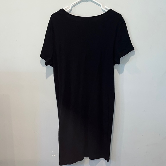 Karen Scott Women’s Sport Black Short Sleeve Dress Size L NWOT - Picture 6 of 10
